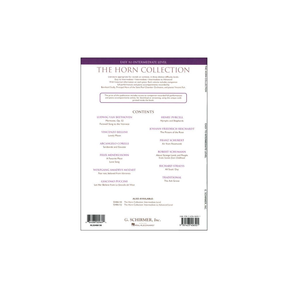 G. Schirmer Horn Collection Easy – Thomann Ireland