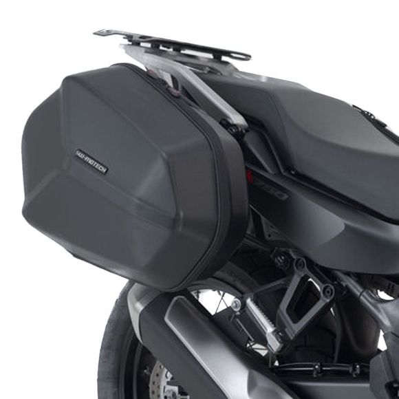 SW-MOTECH AERO ABS Suitcase WITH SUPPORT (2 x 25 Liters) - BlackHONDA 750 XL 750 TRANSALP - 2023 - 2025Ref: swm0134 / kft.01.070.60100/b