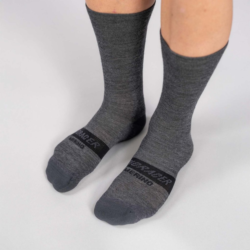 Bioracer Thermal Merino Cycling Socks - grey