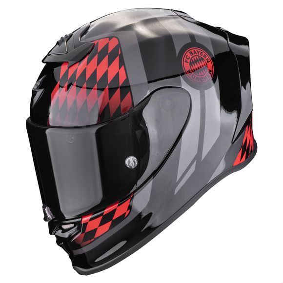 Casque intégral Scorpion Exo EXO-R1 EVO AIR - FC BAYERN - Noir / RougeRef : SC1040