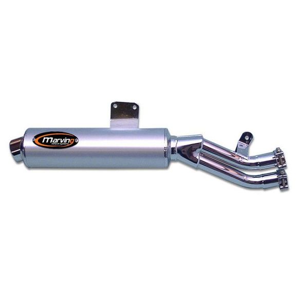 Marving silencer chrome tip - GreyYAMAHA 750 XTZ 750 SUPERTENERE - 1989 - 1995 - 1998Ref: 01YA32