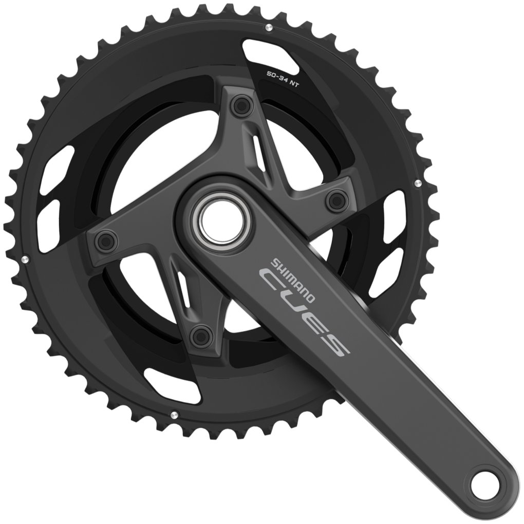Shimano CUES FC-U6040-2 Crankset - Hollowtech II | 9/10-speed