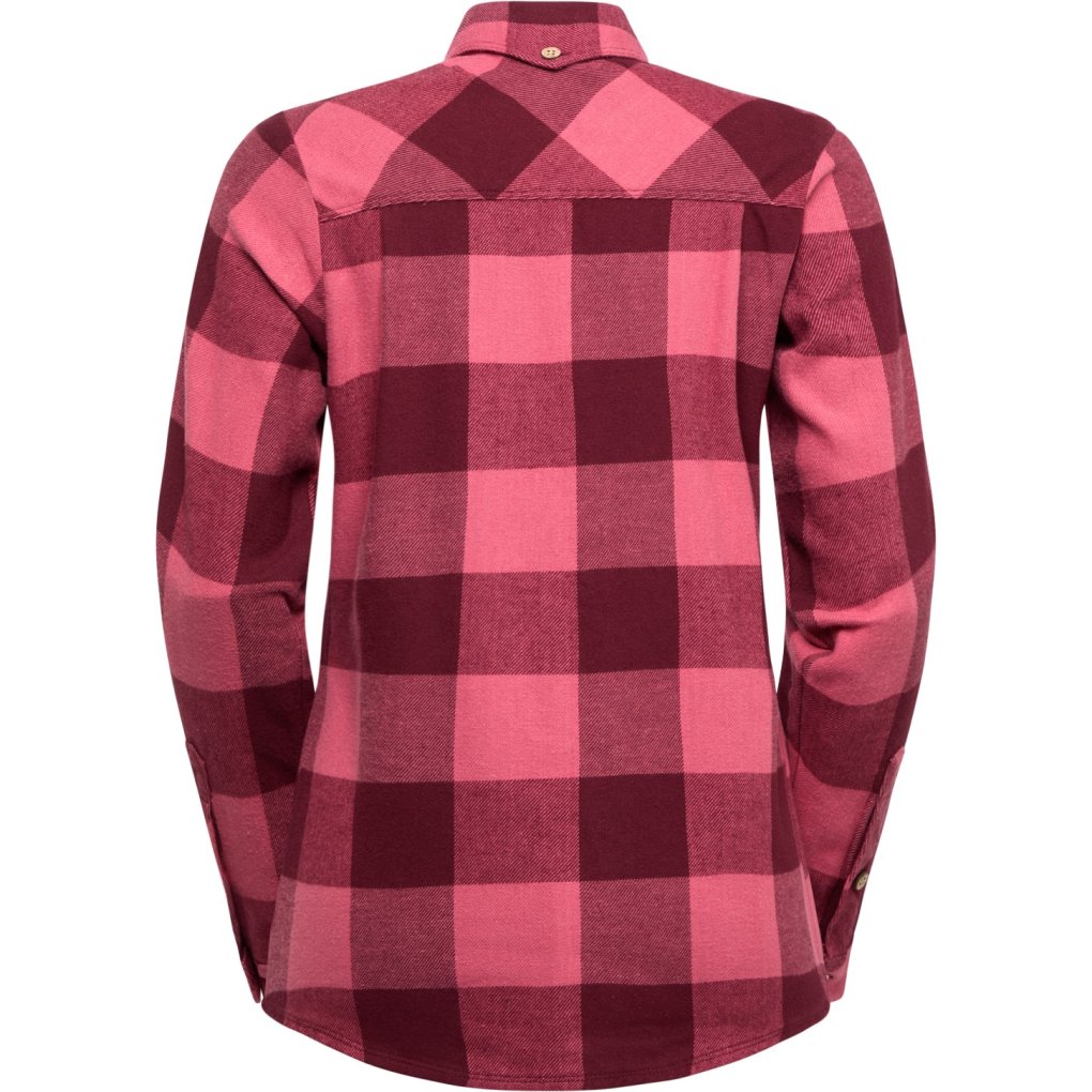 La Sportiva Rambler Flannel Shirt Women - Redwood/Rosebay