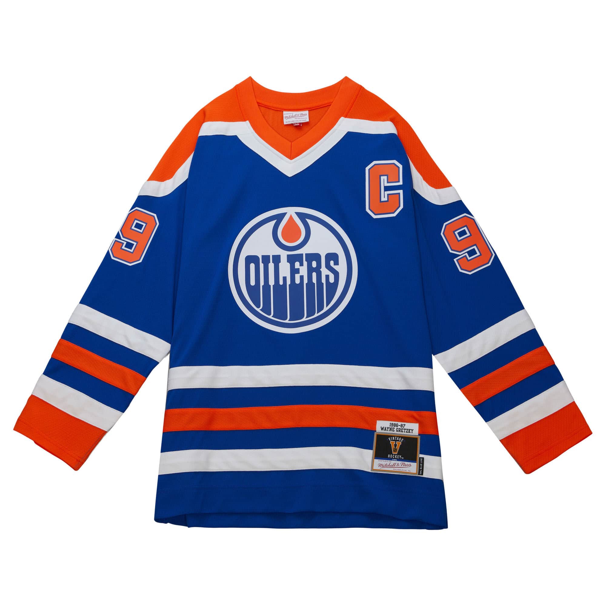 Wayne Gretzky #99 Edmonton Oilers 1986-87 Mitchell & Ness NHL Jersey