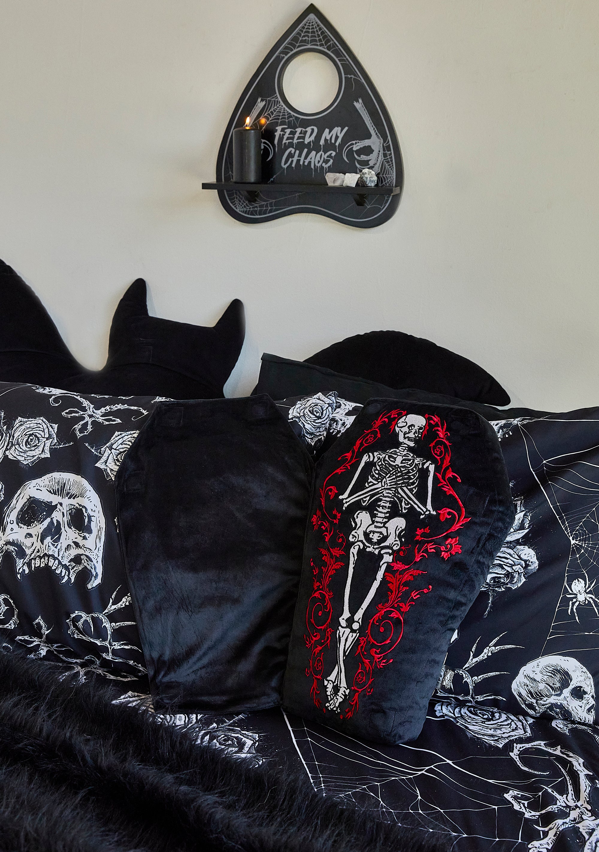 Dead Inside Throw Pillow