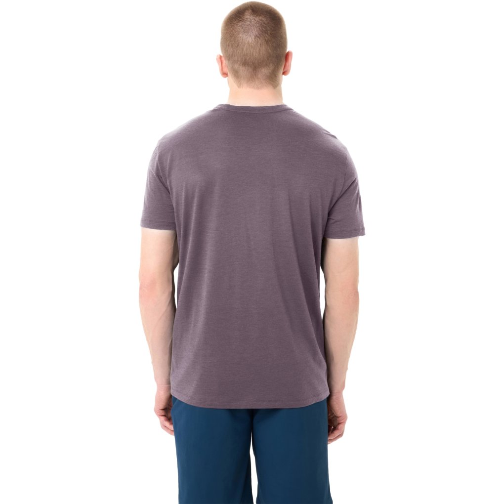 Vaude Tekoa Wool T-Shirt Men - purple ash