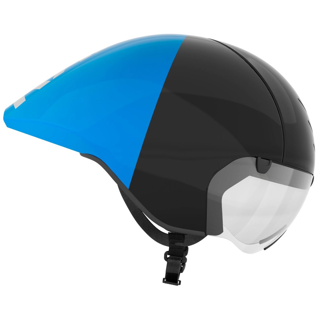 KASK Mistral Trial Helmet - Black/Light Blue