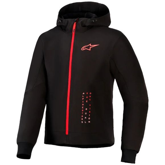 Alpinestars RADIUM TECH motorcycle sweatshirt - Black / RedRef: AP4135