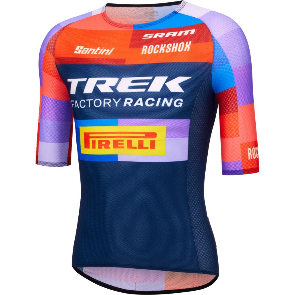 Santini Trek Factory Racing 2025 Jersey Men RE978GLL25XC - print