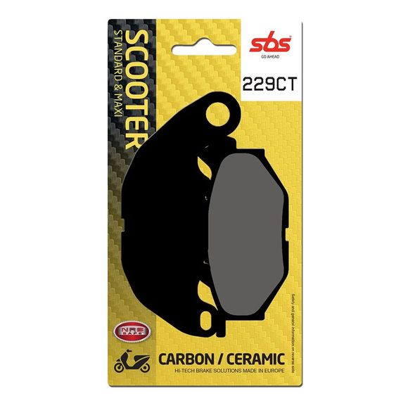 SBS 229CT Organic Front Brake PadsRef: SBS229CT / 229080