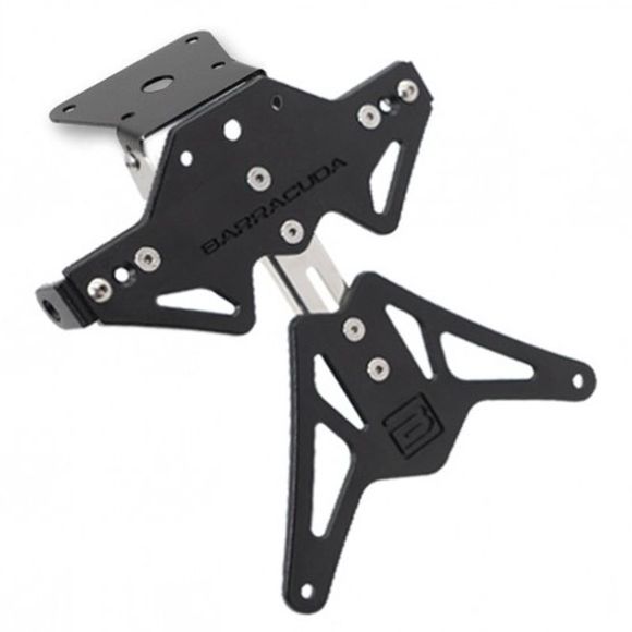 Barracuda Black License Plate Holder - BlackKAWASAKI 600 NINJA ZX-6 R (ZX600P) - 2007 - 2008Ref: bar0294 / kp6104/07-bn