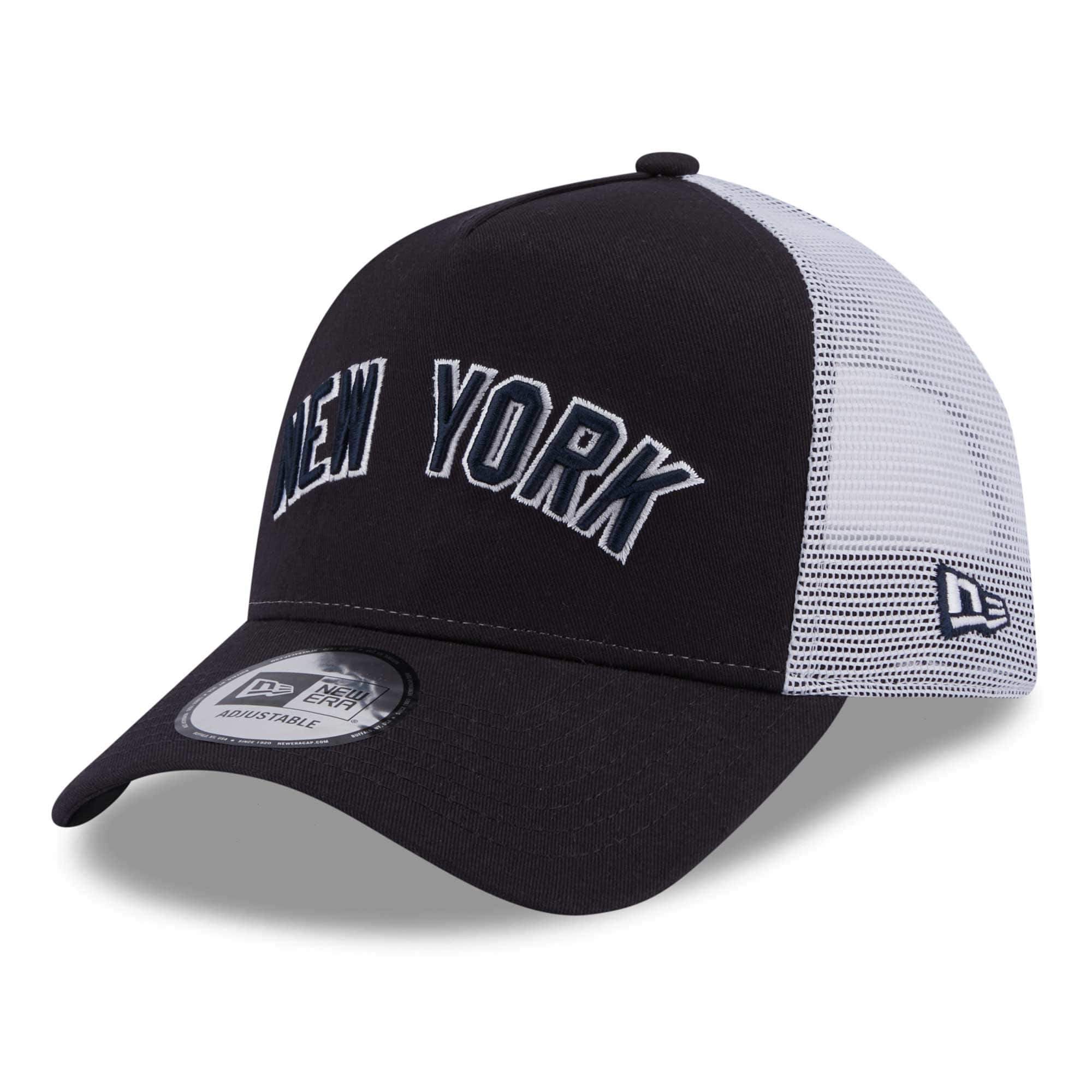 New York Yankees Team Script New Era Adjustable MLB Trucker Cap