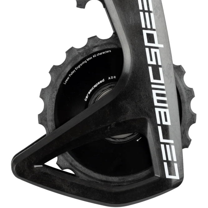 CeramicSpeed OSPW RS Derailleur Pulley System - Alpha Disc | for SRAM RED D1/E1 / Force D1 AXS V2 - black | Team Edition