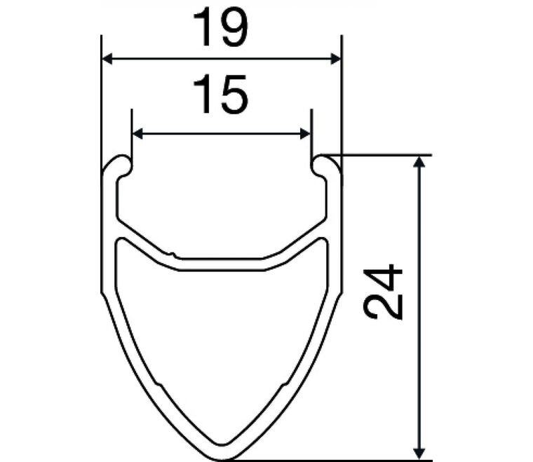 Mavic CXP Pro Rim - black