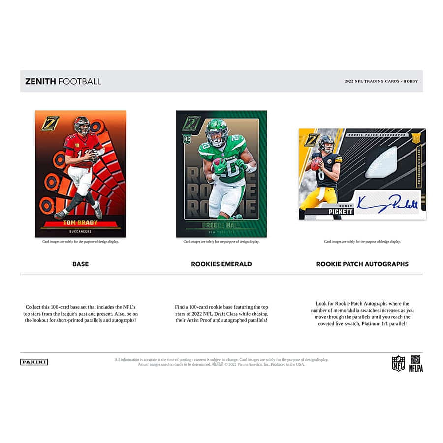 2022 Panini Zenith Football NFL Hobby Box