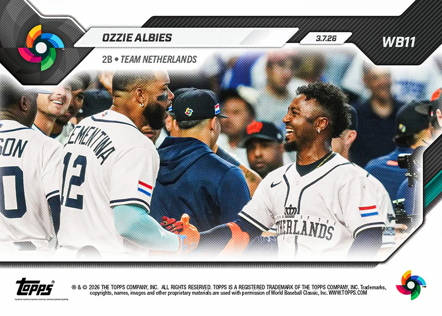 Ozzie Albies - 2026 World Baseball Classic Topps NOW® - Card 11