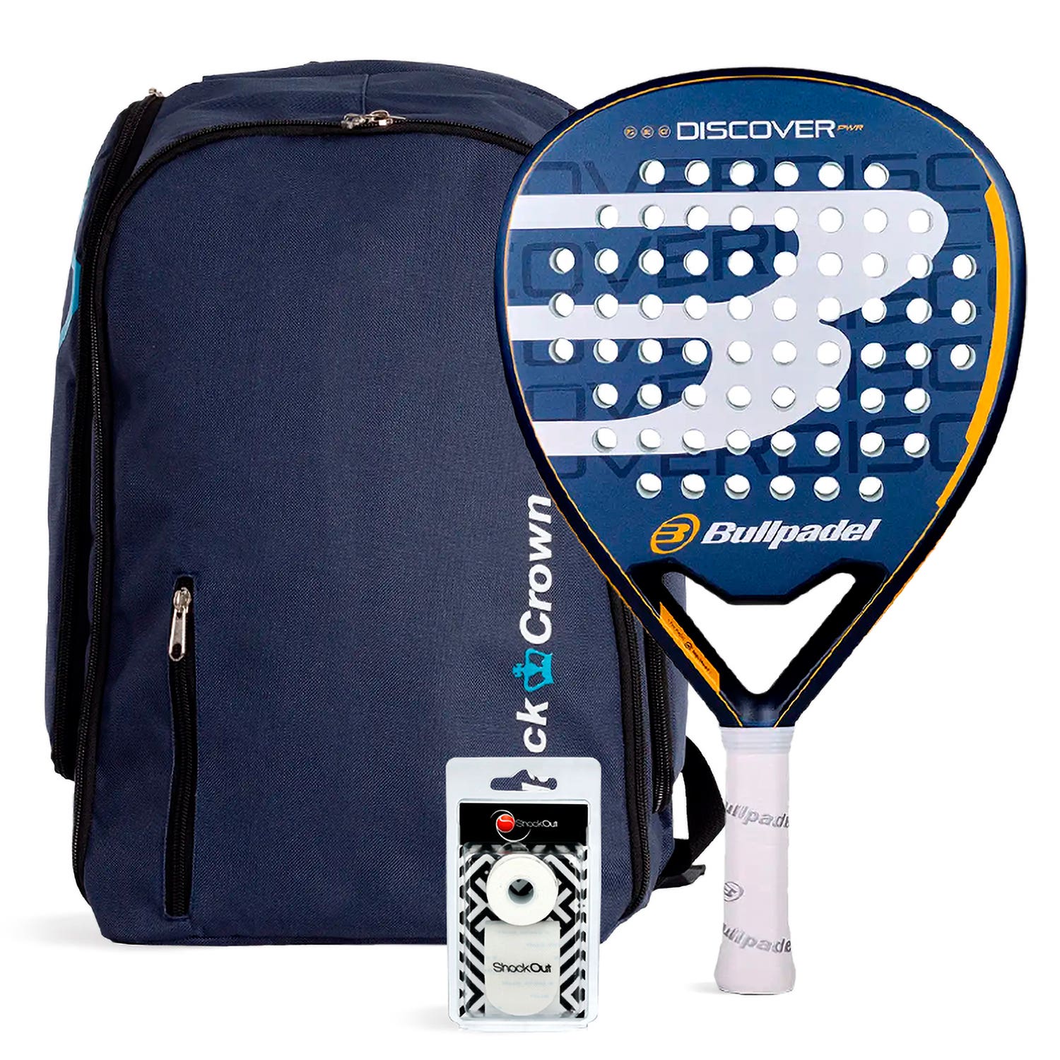 PACK Bullpadel DISCOVER Pwr bag Black Crown NAVY