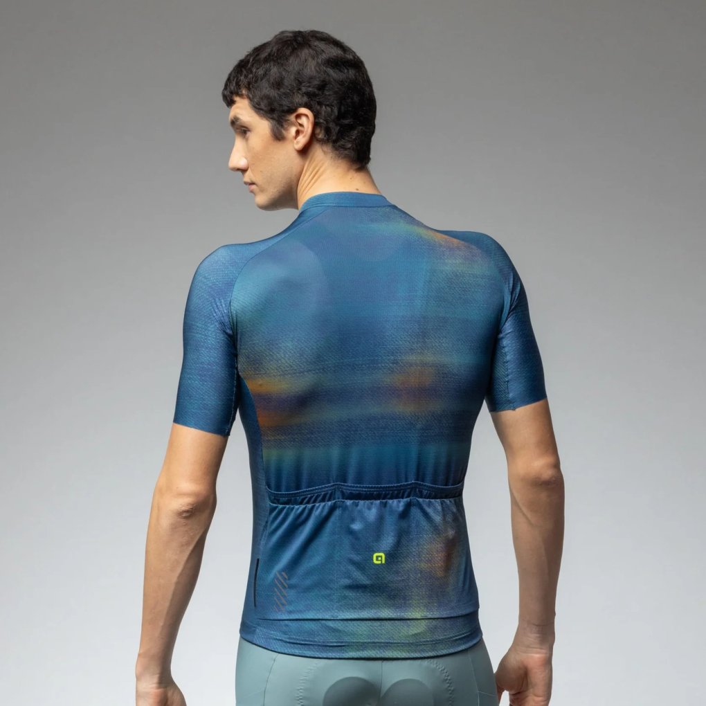 Alé OFF ROAD GRAVEL Traccia Short Sleeve Jersey Men - abyss