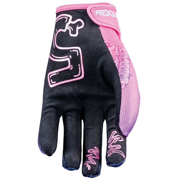 Five MXF4 KIDS SLICE NEON PURPLE cross gloves - PurpleRef: FV0350