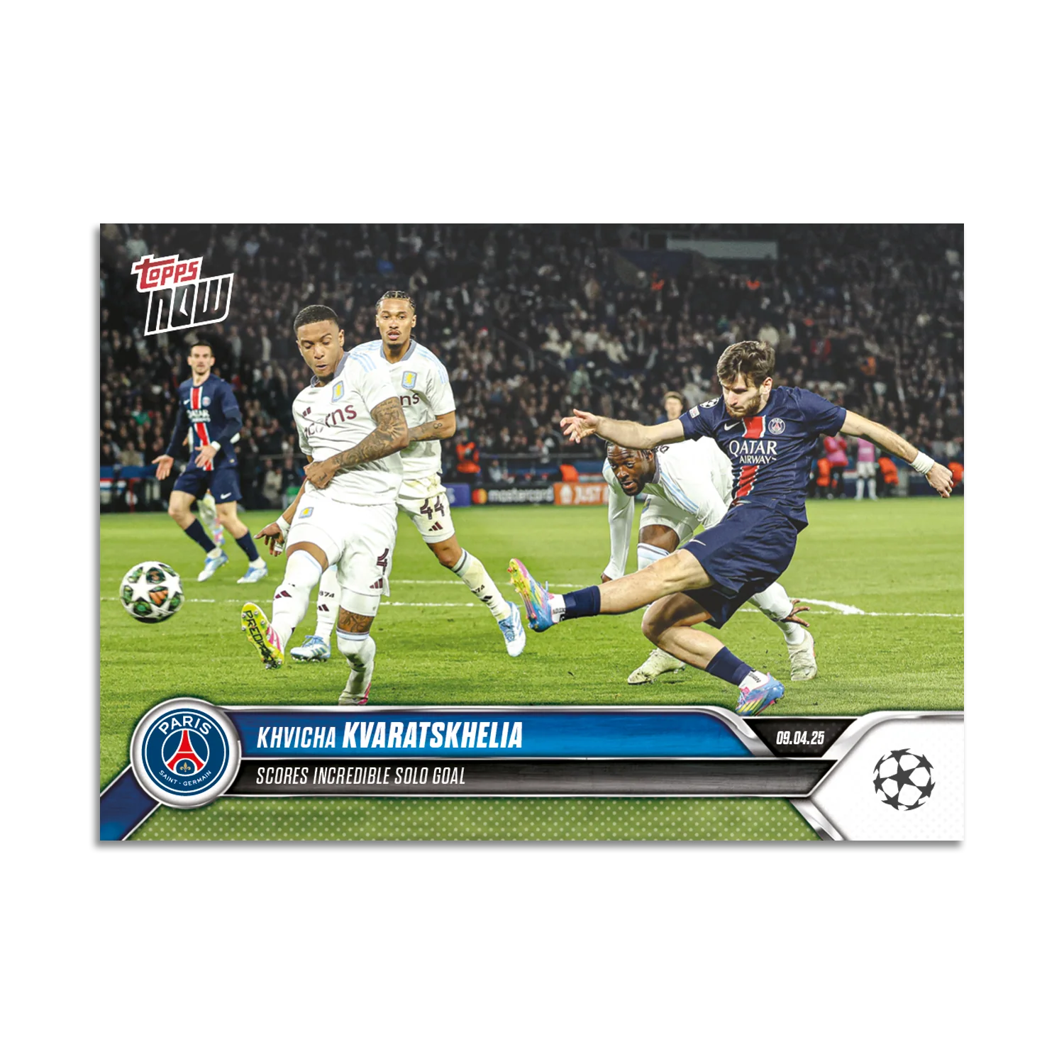 Khvicha Kvaratskhelia - 2024-25 UCL Topps NOW® - Card 138