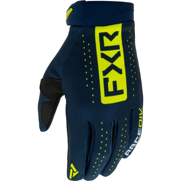 FXR REFLEX MIDNIGHT/HI VIS 2022 cross gloves - Black / YellowRef: FXR0228