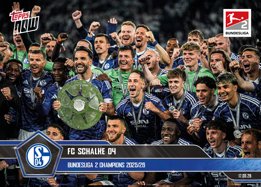 FC Schalke 04 - 2025-26 Bundesliga Topps NOW® - Card 197 - PR: 1046