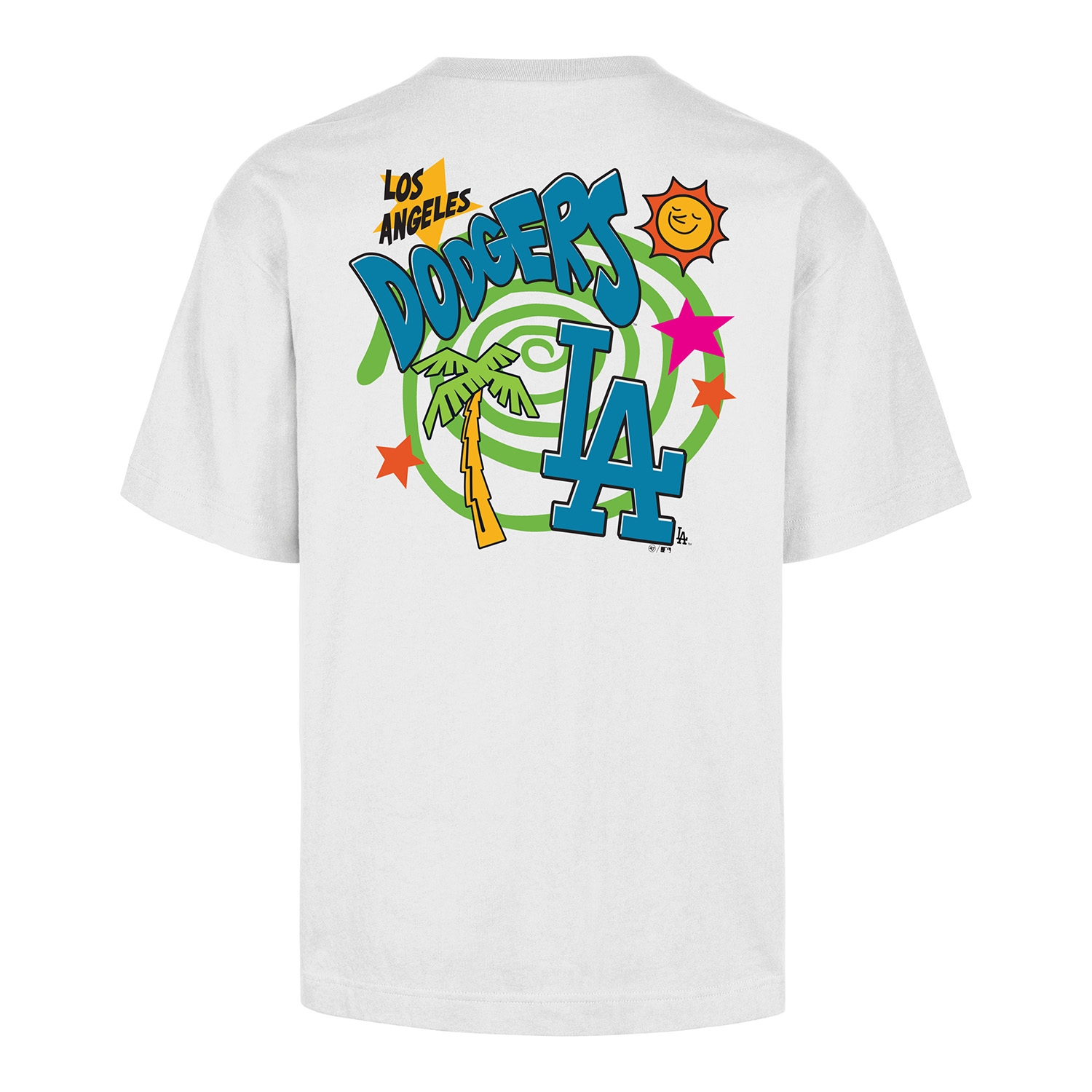 Los Angeles Dodgers Psychadelica '47 Foundation MLB T-Shirt White