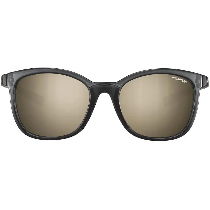Julbo Spark Spectron 3 Polarized Sunglasses Women - Shiny Translucent Grey/Mint - Brown Silver Flash