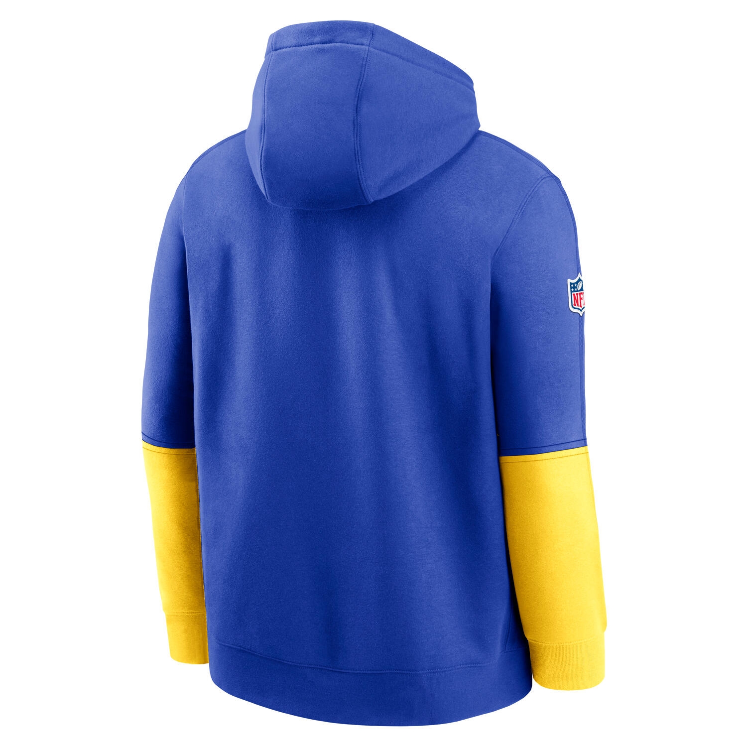 Los Angeles Rams 2024 NFL Sideline Nike Club Hoodie Blue