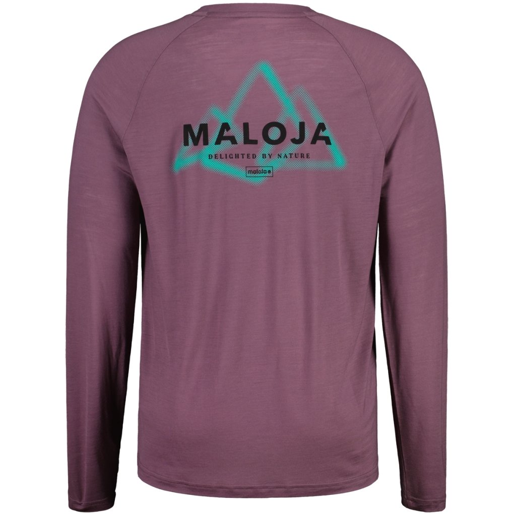 Maloja TraunsteinM. Trail Shirt Men - stormy lilac 1228