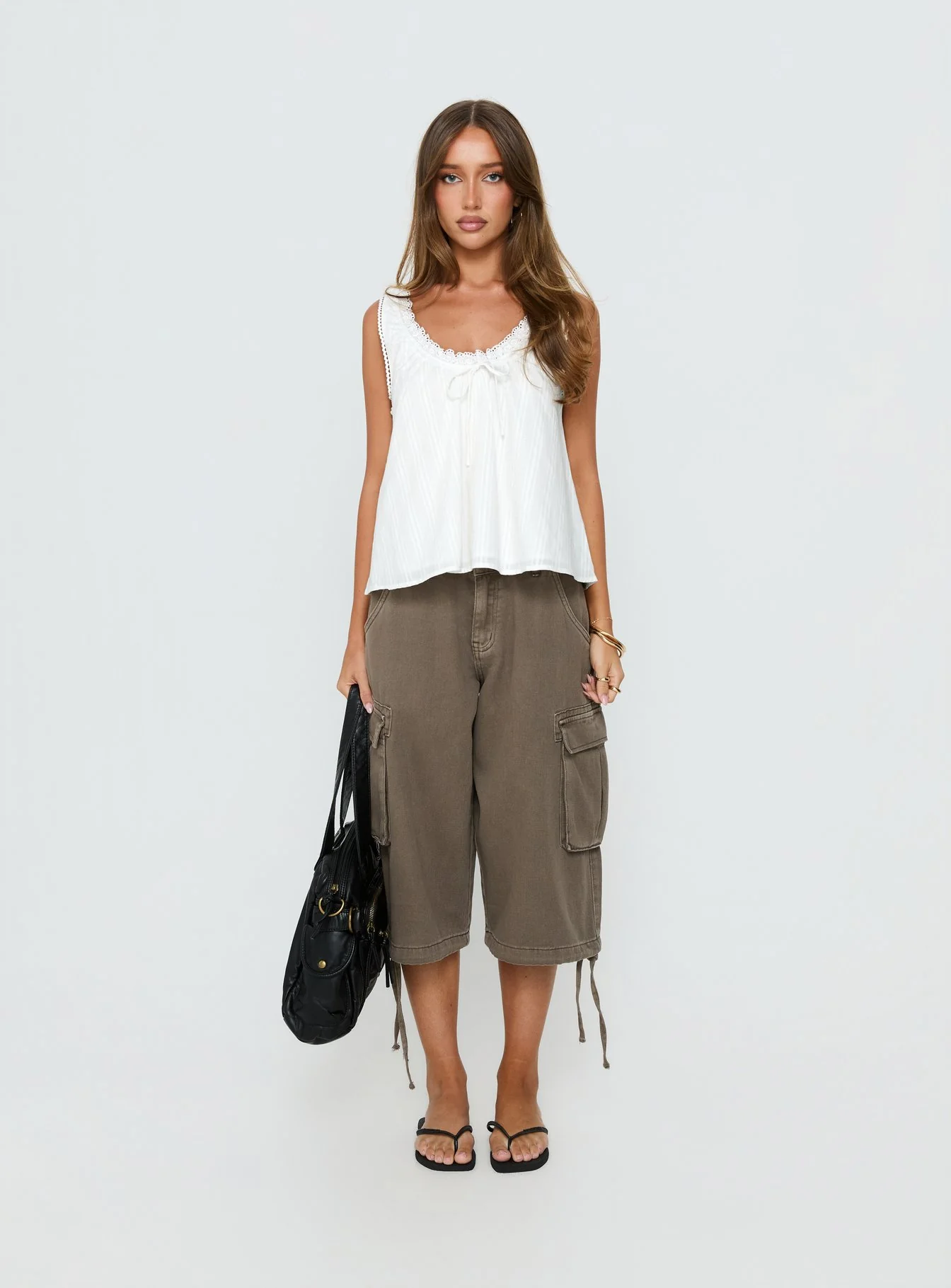 Antiquity Babydoll Top White