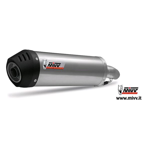 Mivv Titanium Oval Muffler (Carbon Tip)Ref: MVB010LNC / 1088540002