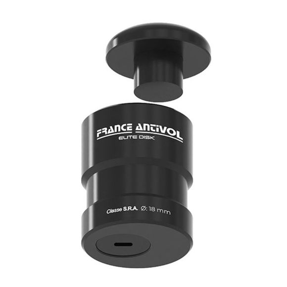 Anti -theft france anti -theft locking Elite SRITE disk - 18 mm + universal recall cordRef: Fav0005 / Fabd1018Sra