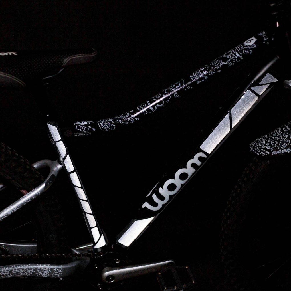 rie:sel design re:flex Reflective Stickers - city silver