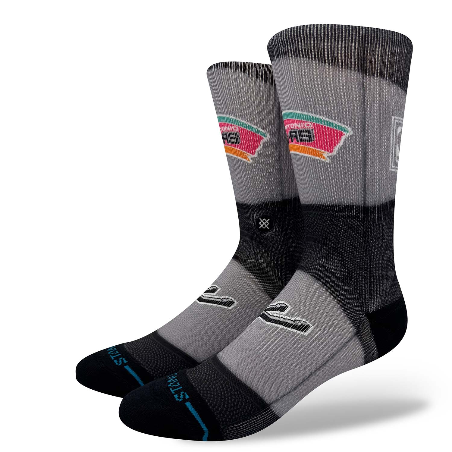 San Antonio Spurs Classic Mini Ball Stance Crew Socks