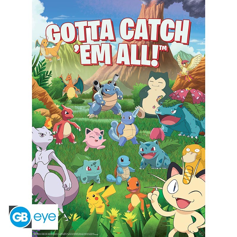 POKEMON Set 2 Chibi Posters Environments (52x38cm)