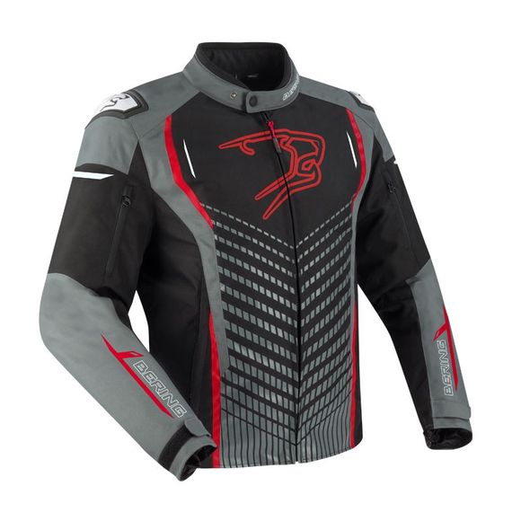 Bering Gang Motorcycle Jacket - Black / GrayRef: BR1538