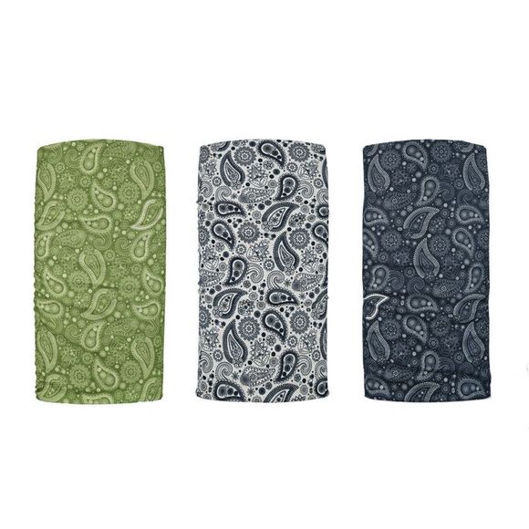 COMFY 3-PACK PAISLEY Oxford Neck Warmer - MulticolorRef: od0423 / nw143