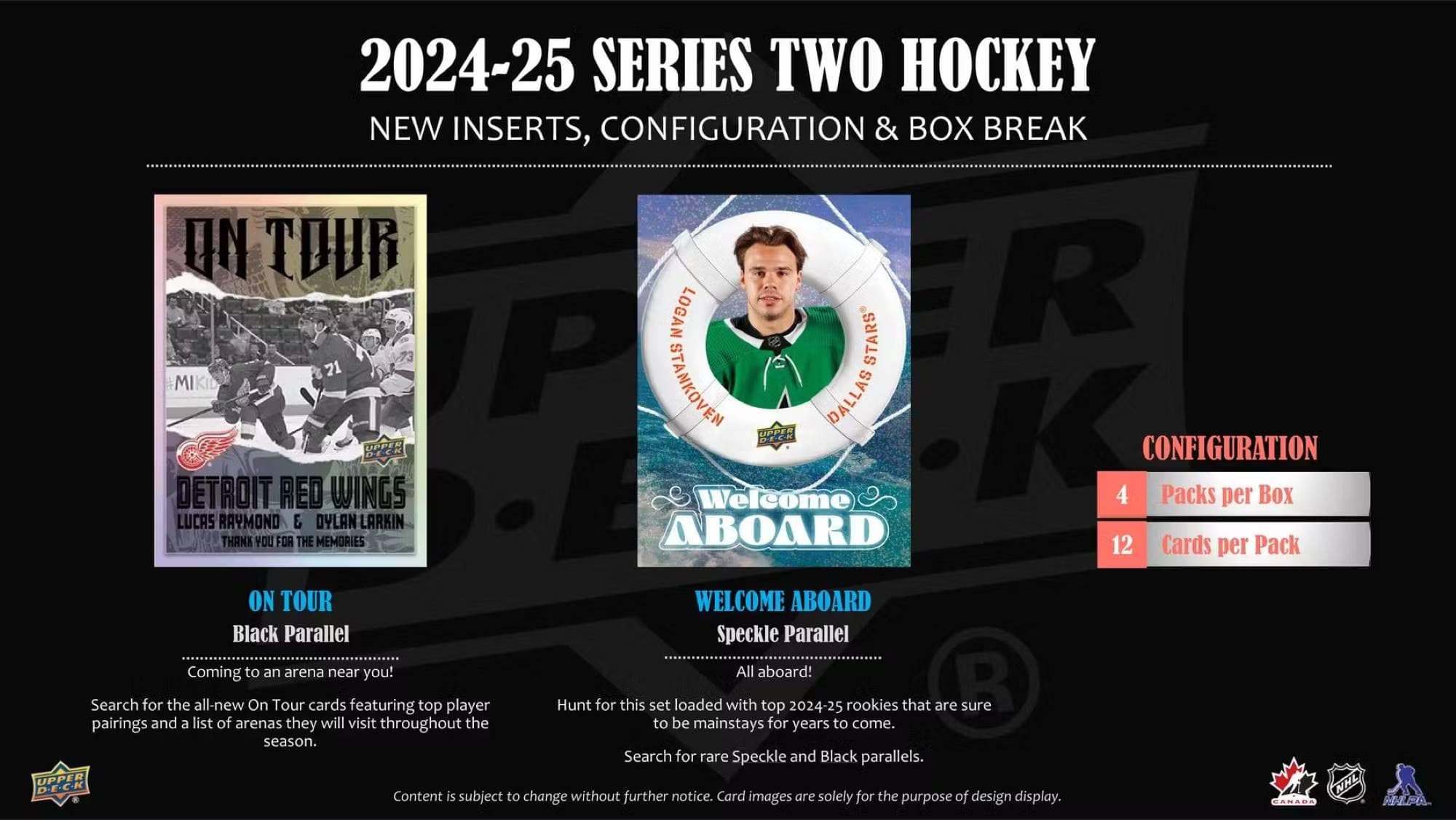 2024/25 Upper Deck Series 2 Hockey NHL Tin Box