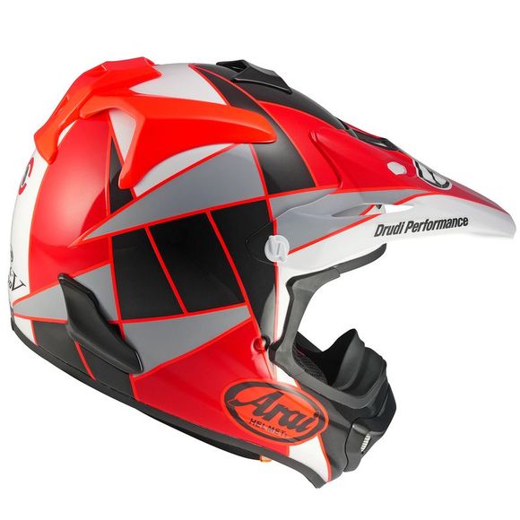 Arai MX-V EVO PEAK 2026 cross helmet - Black / RedRef: AI0648