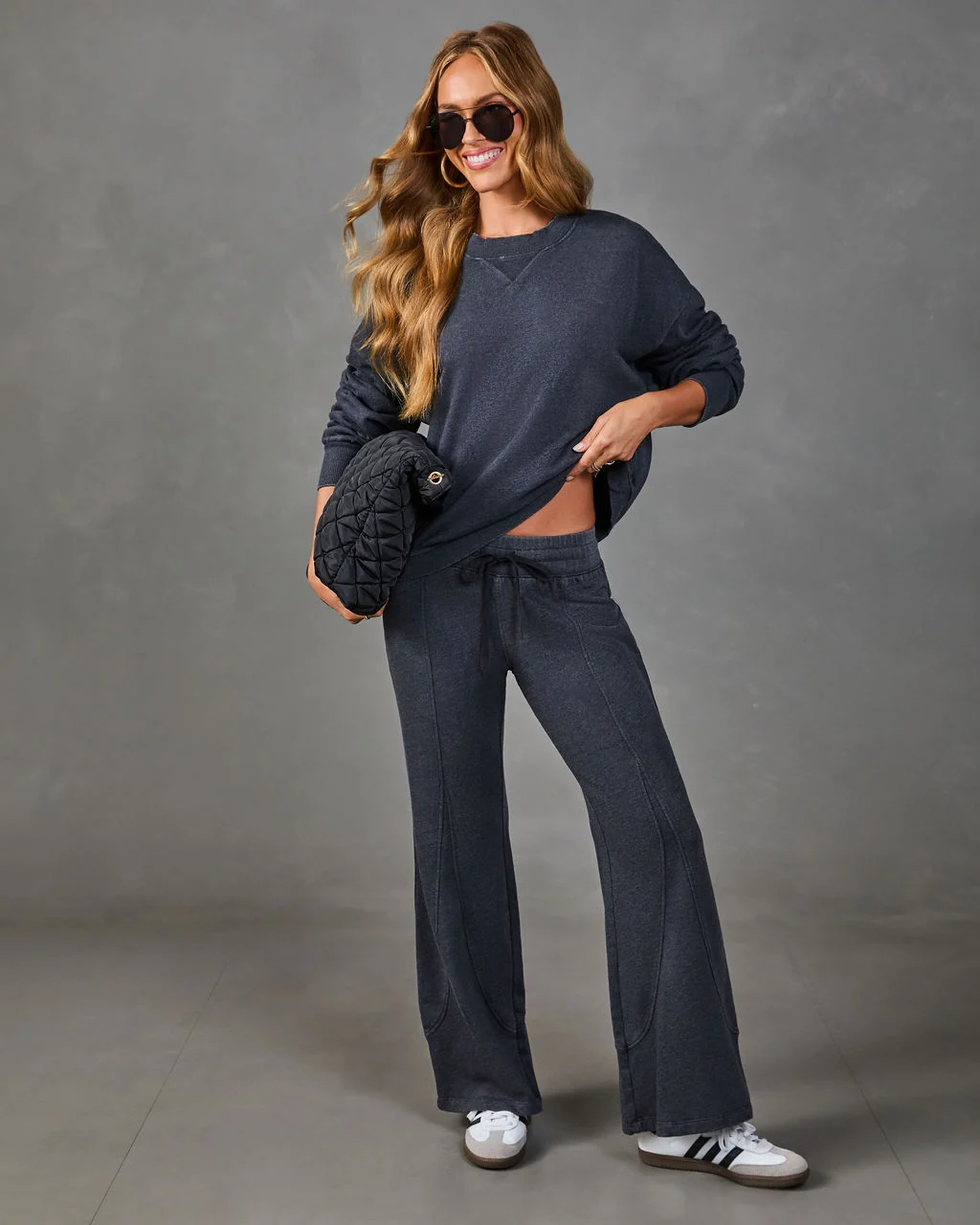 Maison Cozy Fleece Long Sleeve Top