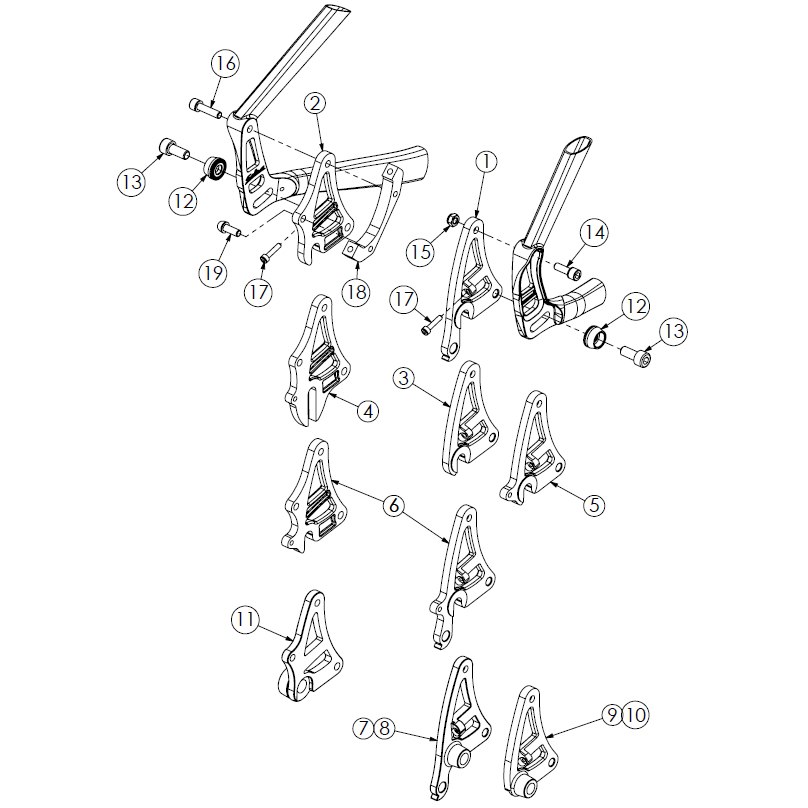 Salsa Alternator Dropout
