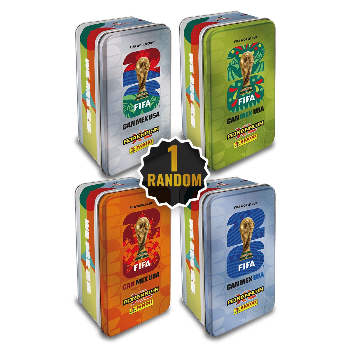 FIFA World Cup 2026™ Adrenalyn XL™ Official Trading Card Game - Box of 10 Premium Packets plus 1 Classic Tin and 1 Pocket Tin