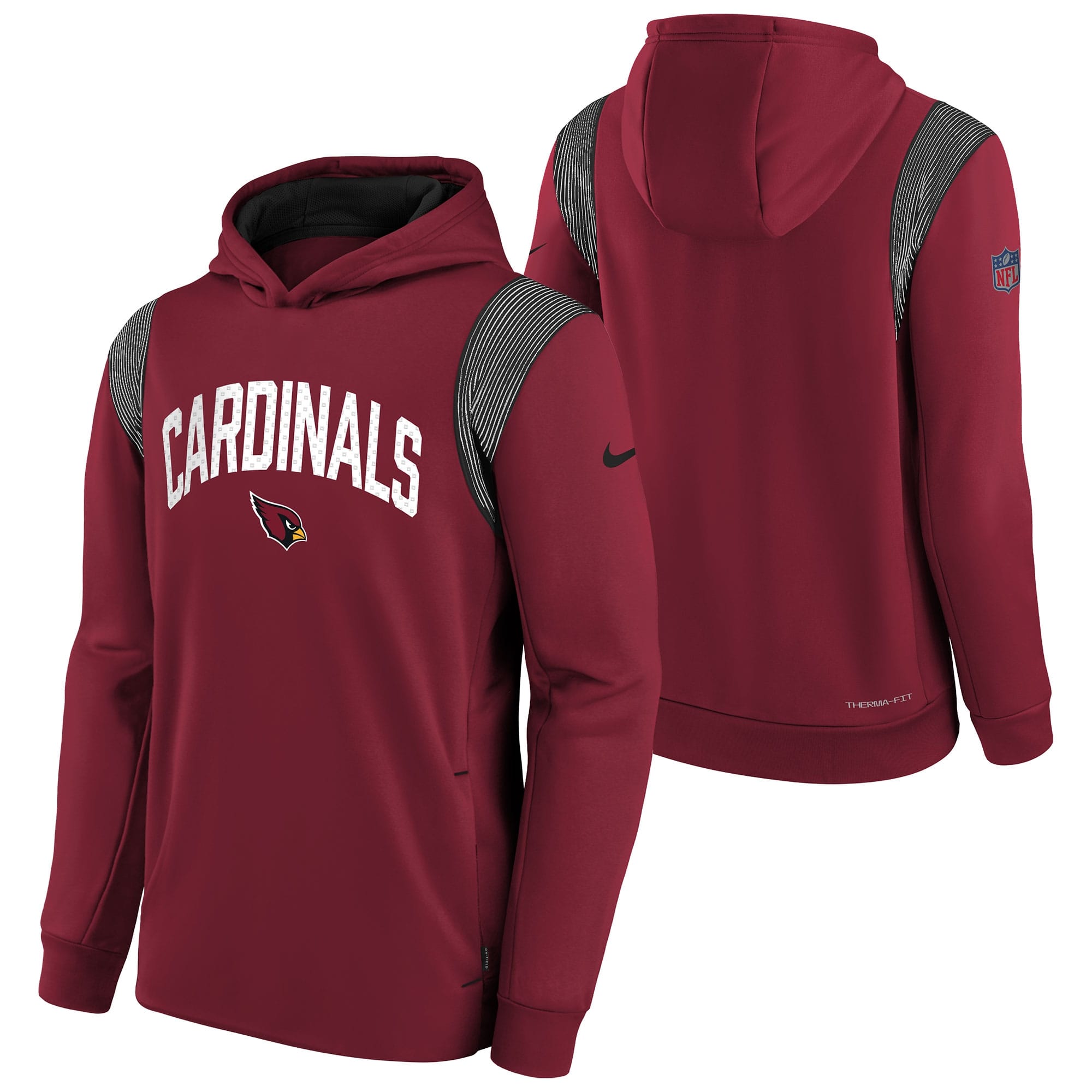 Arizona Cardinals 2022 NFL On-Field Sideline Therma Hoodie (YOUTH)