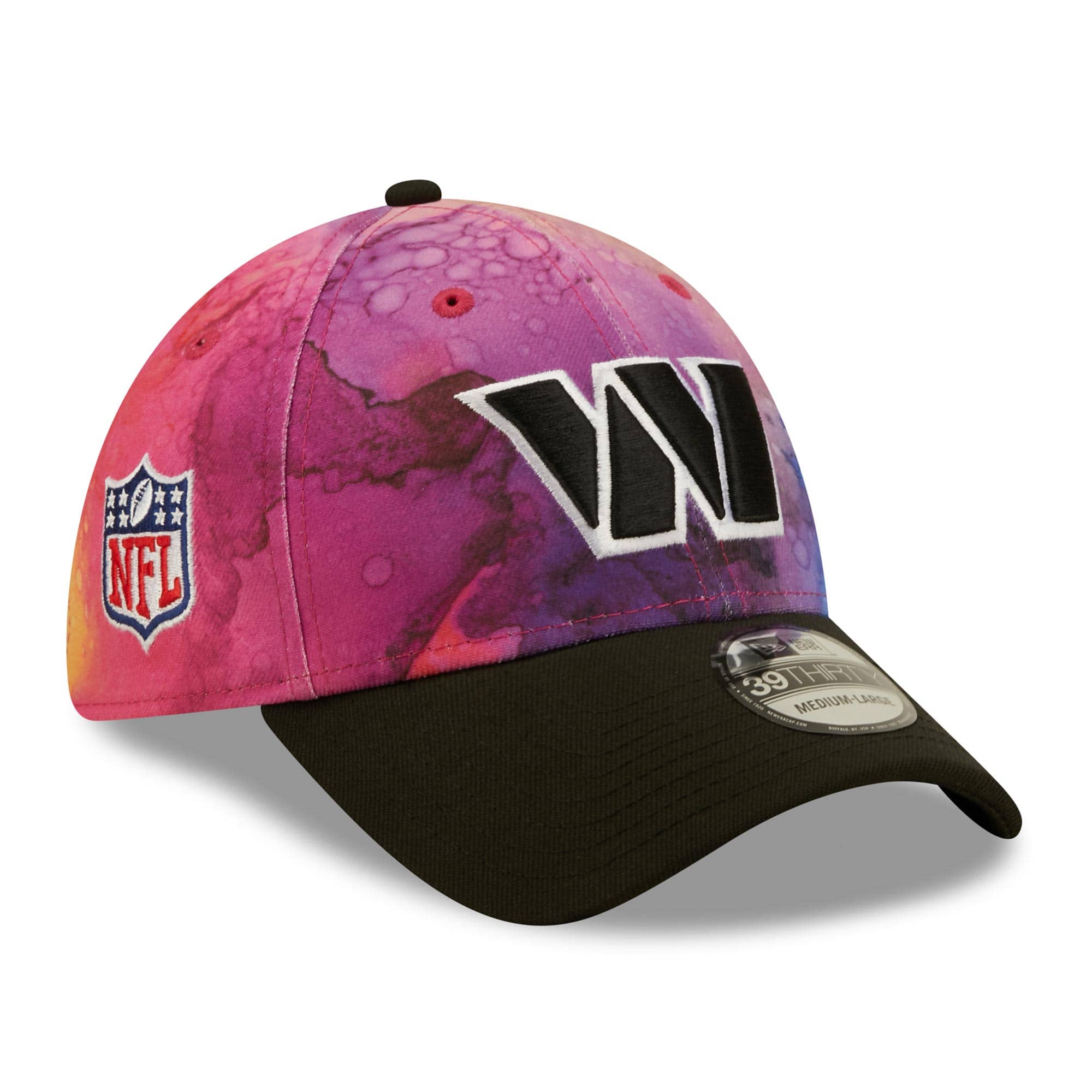 Washington Commanders 2022 NFL On-Field Crucial Catch New Era 39Thirty Flex Cap