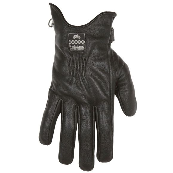 Helstons condor soft leather gloves - blackRef: HS0743