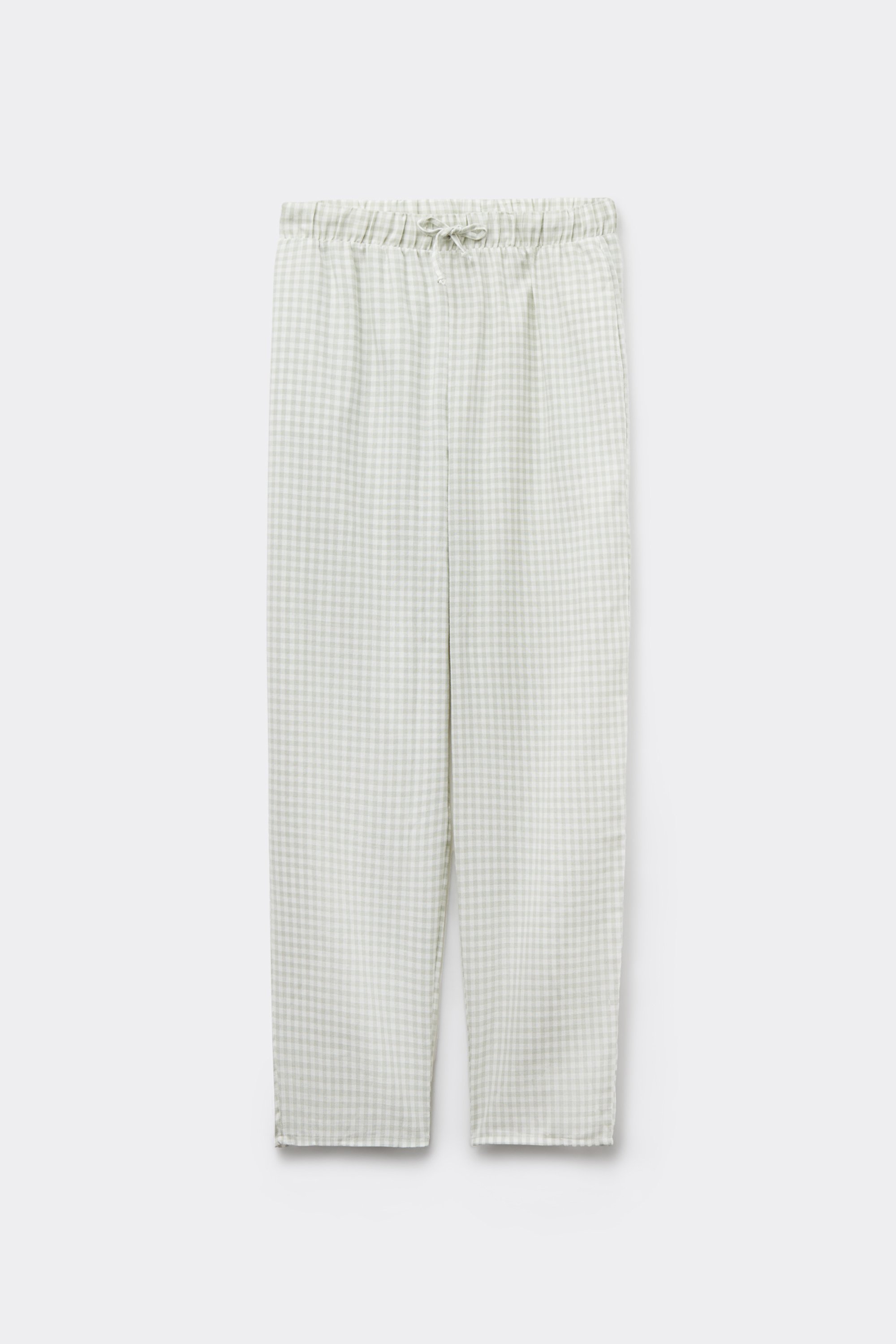 Cotton Canvas Drawstring Trousers