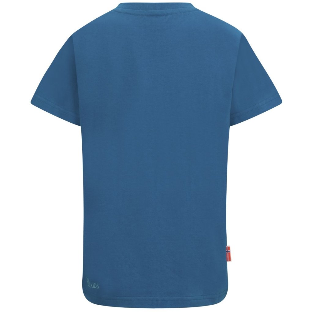 Trollkids Halsafjord T-Shirt Kids - Atlantic Blue