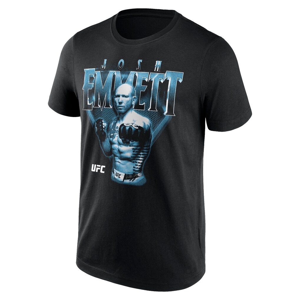 UFC Josh Emmett Retro Bitmap T-Shirt - Black - Mens