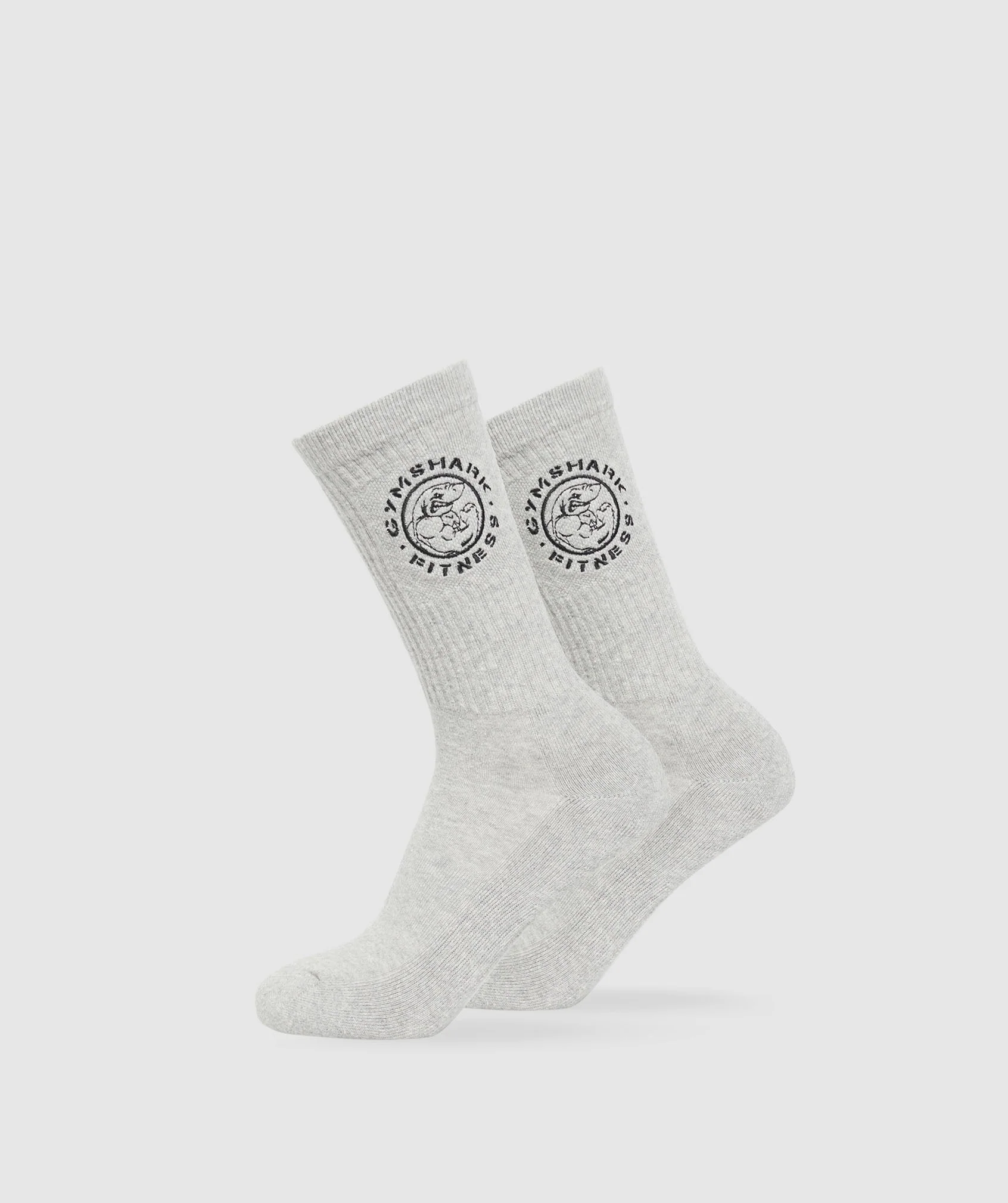 Legacy Crew 2pk Light Grey Core Marl